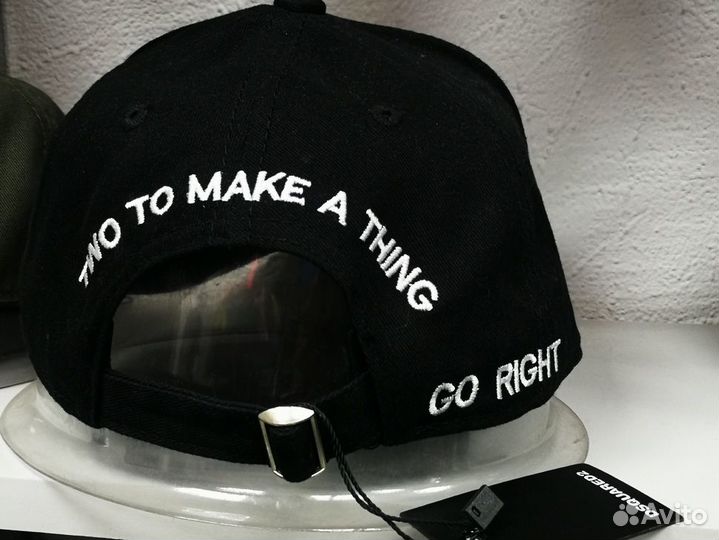 Кепка бейсболка классическая Dsquared2 из хлопка