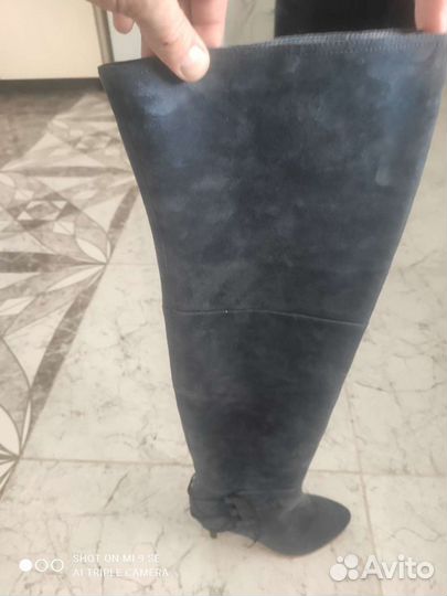 Сапоги женские ботфорты еврозима