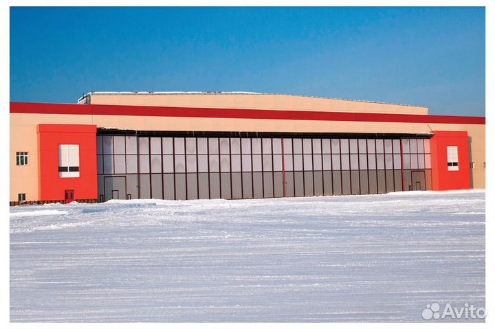 Ворота ангарные doorhan