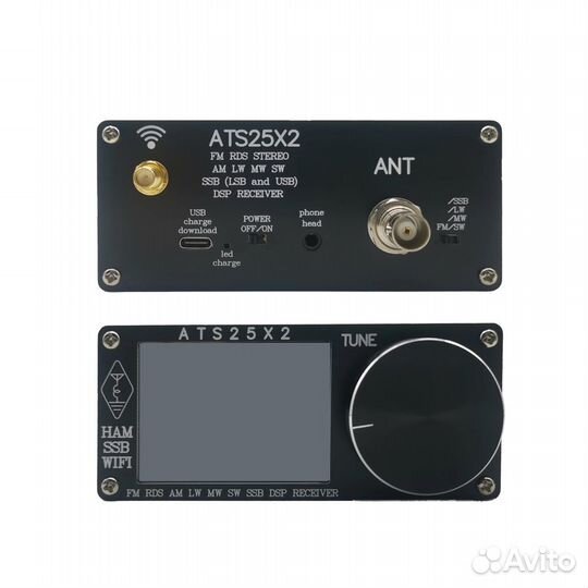 Всеволновый радиоприемник ATS-25Х2 wifi + ключ