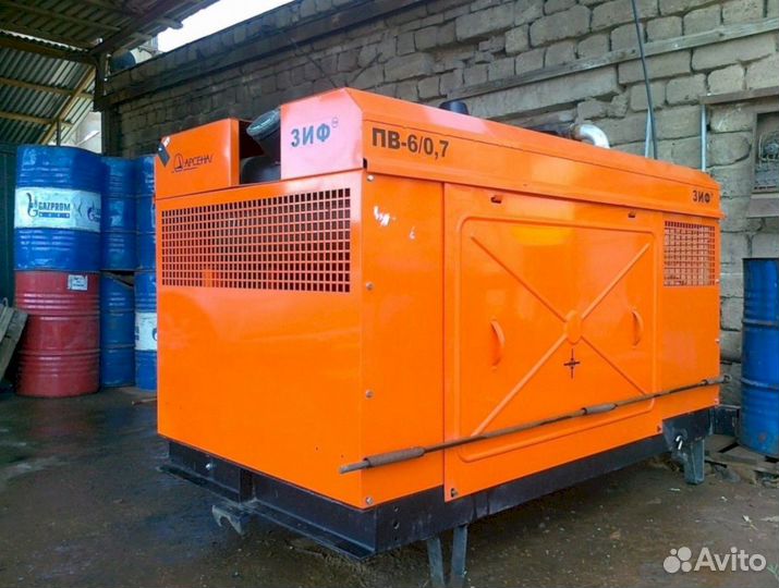 Дизельный компрессор зиф-пв-6/1,0 от производителя