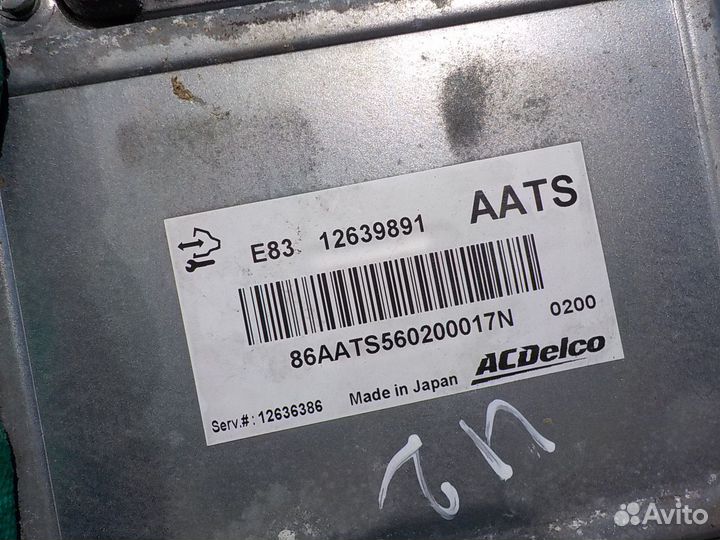 Блок управления двигателем opel Astra J 2010-2017