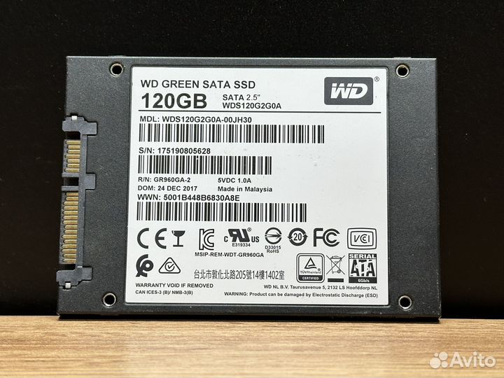 SSD WD Green 120GB