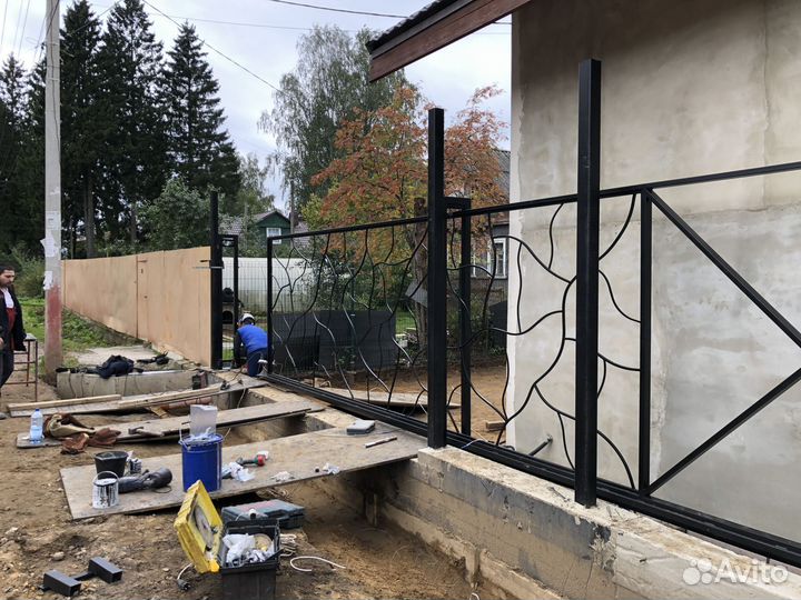 Заборные секции Лофт2500х1900. Смета детально