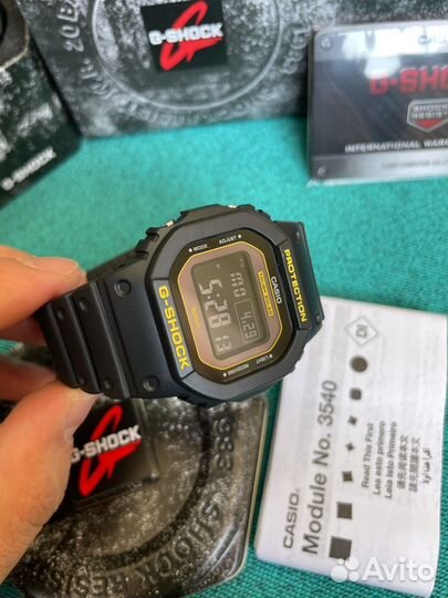 G-Shock GW-B5600CY-1E Rugged Square Black Yellow