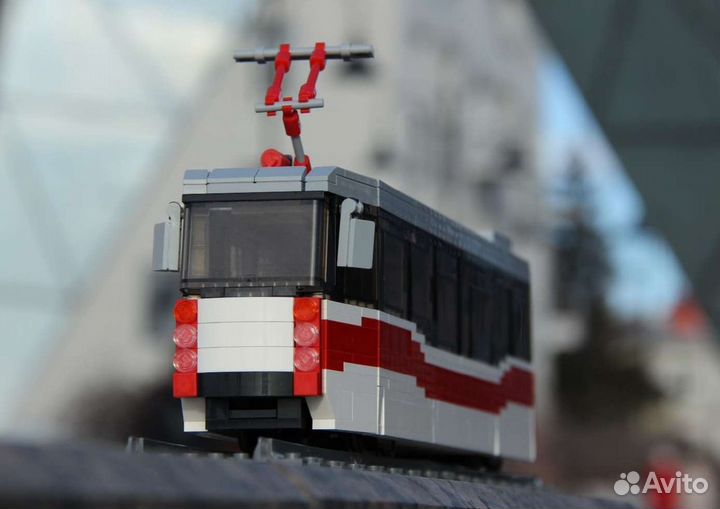Lego трамваи, троллейбусы, поезда на заказ