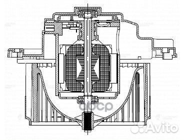 LFH 0810 вентилятор отопителя KIA Rio 05 LFH0