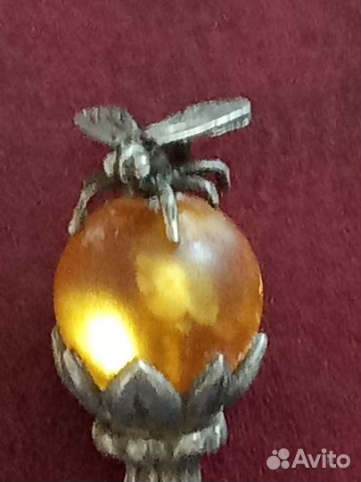 Серебряная чайная ложка 