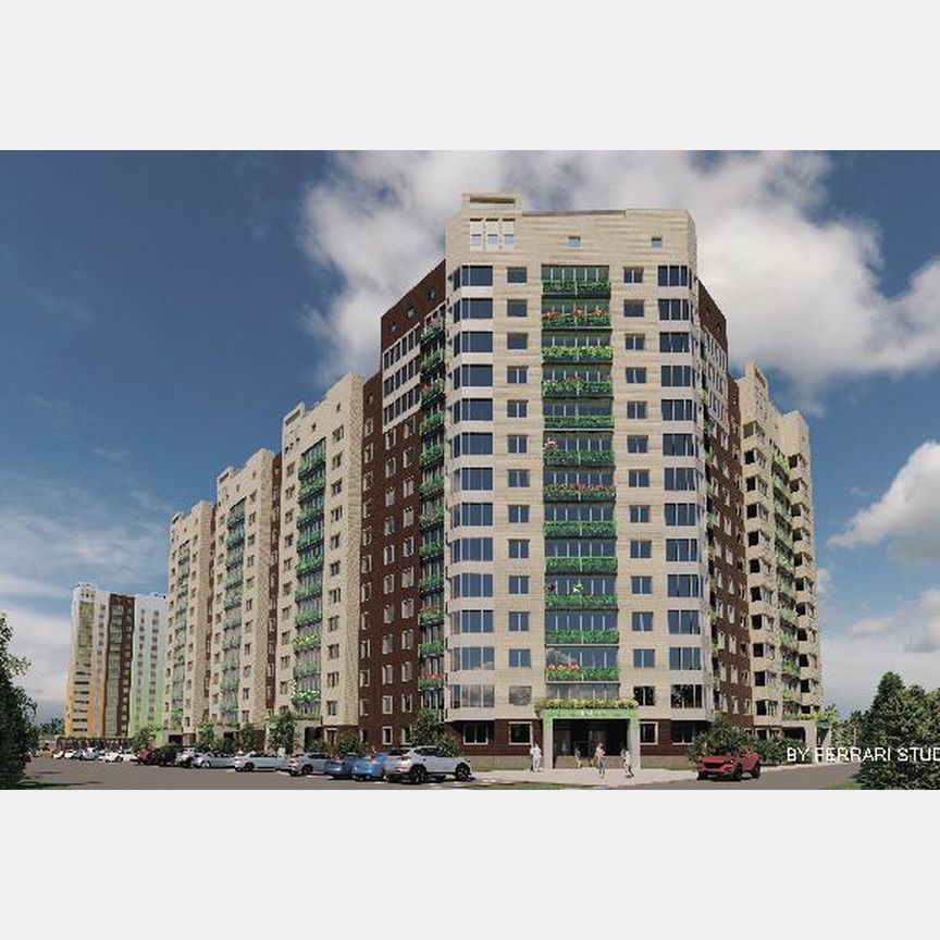 3-к. квартира, 126,1 м², 3/14 эт.