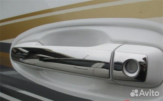 Prado 150 Хром накладки на ручки стиль GX Q8DA2