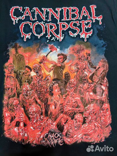 Футболка группы cannibal corpse