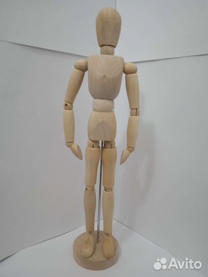 Манекен Человека Деревянный На шарнирах 34 см