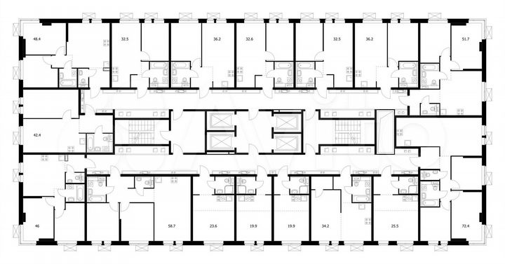 Квартира-студия, 23,6 м², 28/33 эт.