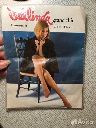 Колготки винтажные 70' новые 30 den m