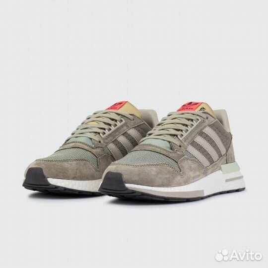 Кроссовки Adidas ZX 500 Boost Grey / White