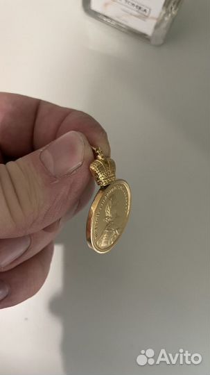 Золото царской эпохи Медальон Золото 916 пр
