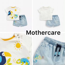 Шорты джинсовые футболка mothercare 86,92