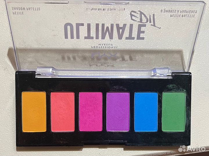 Цветная палитра теней NYX Ultimate Edit