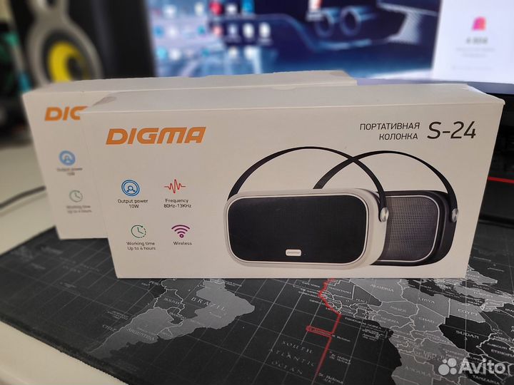 Bluetooth Колонка Digma S-24 10W