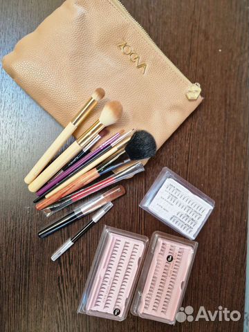 Кисти для макияжа, пенал для кистей