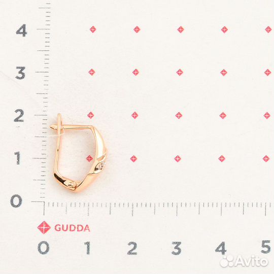 Серьги золотые