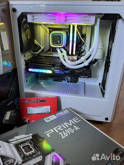 Крутой мощный игровой компьютер i7 14700kf, новый