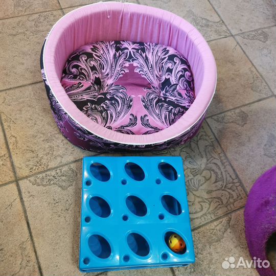 Когтеточка домик для кошки бу