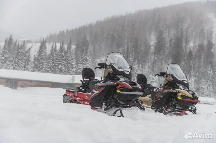 Снегоход aodes Siberiacross 1000 SWT красно-черный