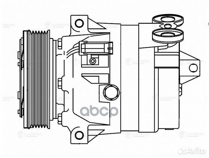 Компрессор кондиц. для а/м ваз 2123 Chevrolet Niva