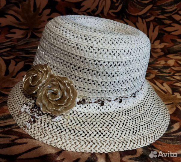 Шляпа женская пляжная
