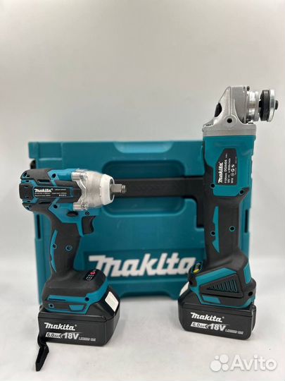 2в1 Гайковерт+ушм болгарка Makita