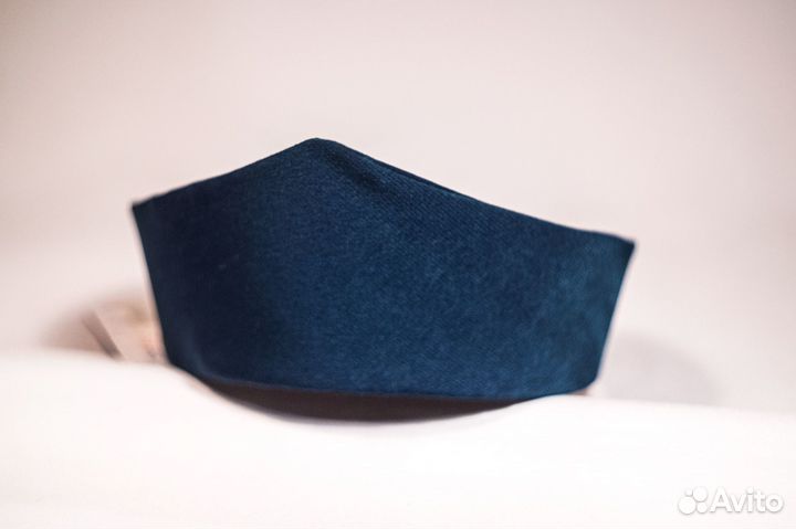 Кокошник текстильный однотонный