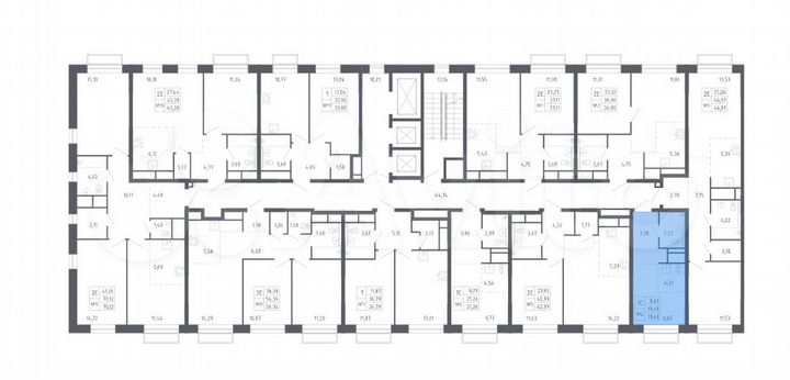 Квартира-студия, 19,5 м², 2/22 эт.
