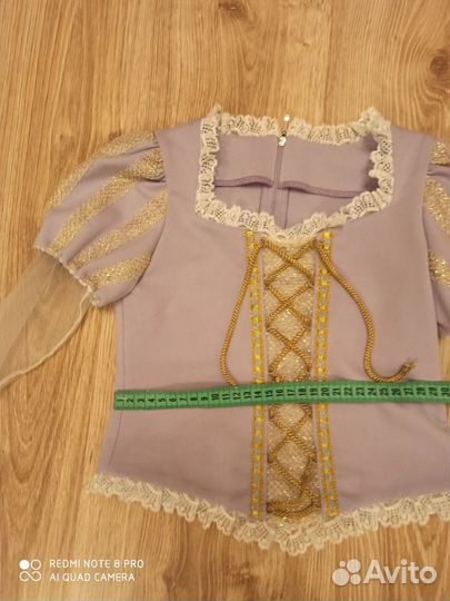 Платье новогоднее рапунцнель