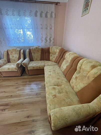 Угловой диван+кресло