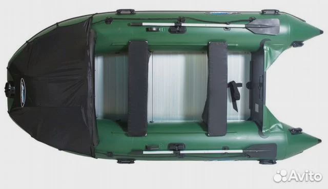 Надувная лодка gladiator D450AL зеленая