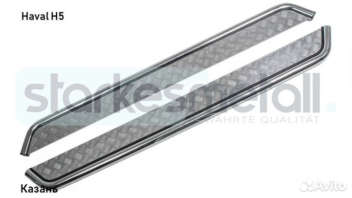 Пороги подножки Haval H5 TOR
