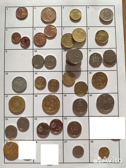 Иностранные монеты