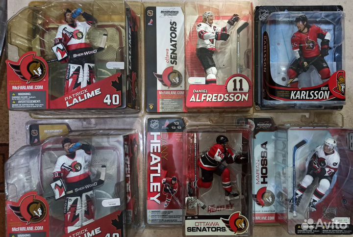 Фигурки хоккеистов NHL Ottawa VS Calgary