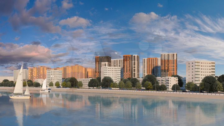 2-к. квартира, 53,4 м², 9/24 эт.