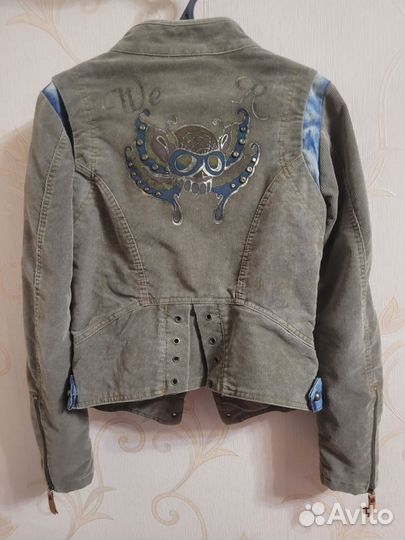 Джинсовая куртка женская 46