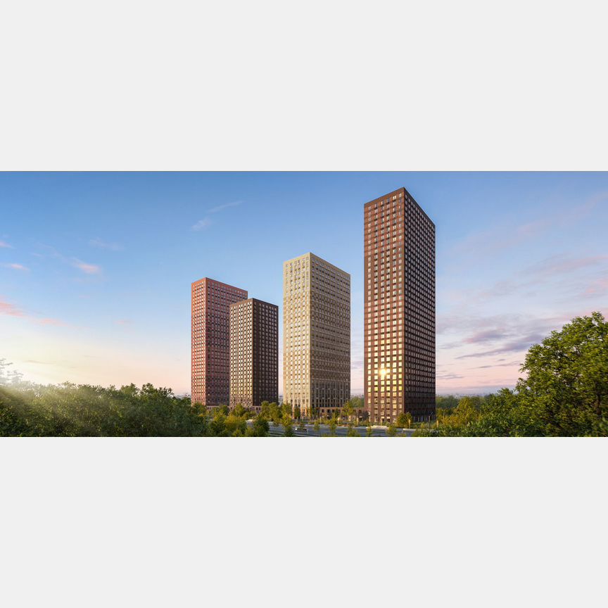 2-к. квартира, 45 м², 21/38 эт.