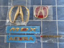 Набор эмблем gold Acura MDX