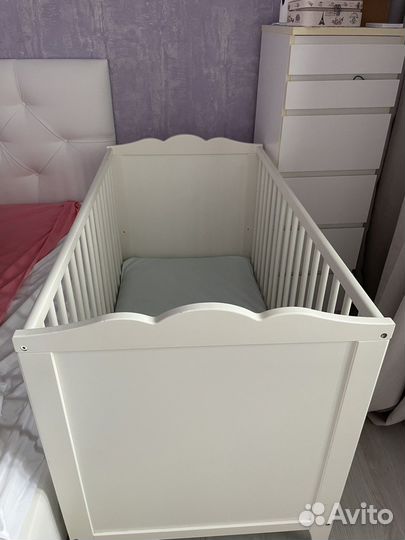 Кровать с матрасом икея детская