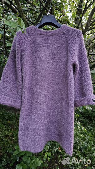 Вязанное платье свитер