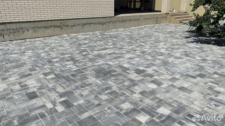 Тротуарная плитка брусчатка от завода