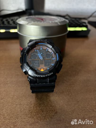 Часы casio g shock ga 100