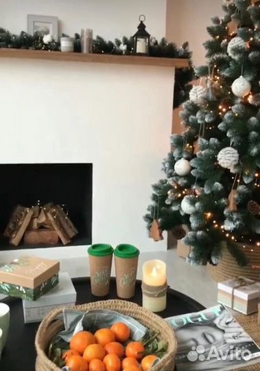 Новогодняя фотосессия с одеждой и макияжем