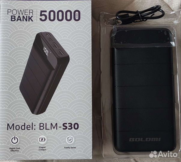 Power bank 50.000 mAh. Новый