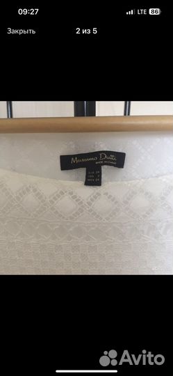 Блуза massimo dutti xs